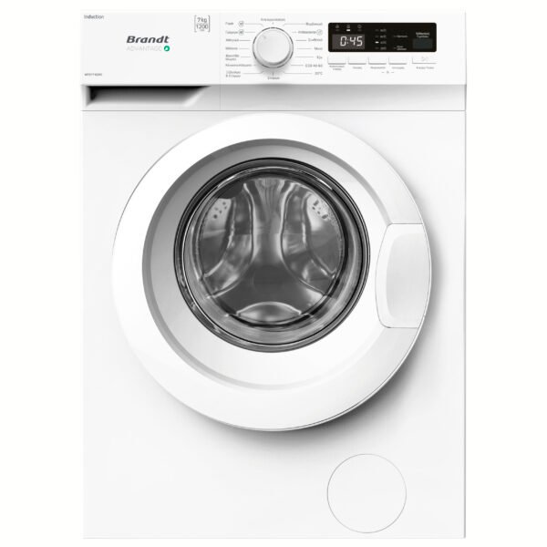Πλυντήριο Ρούχων Brandt 7kg WFB171QWG Λευκές συσκευές